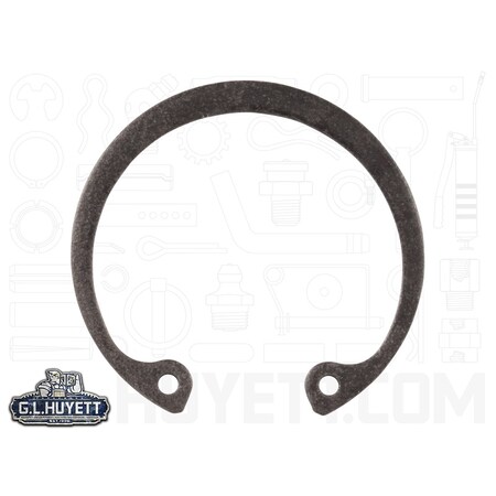 Rotor Clip Internal Retaining Ring, Steel, Black Phosphate Finish, 1.023 in Bore Dia. VHO-102